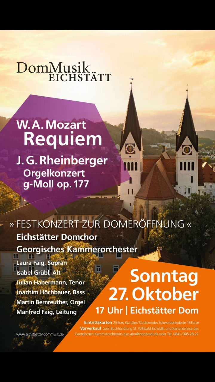 Plakat Mozart Requiem